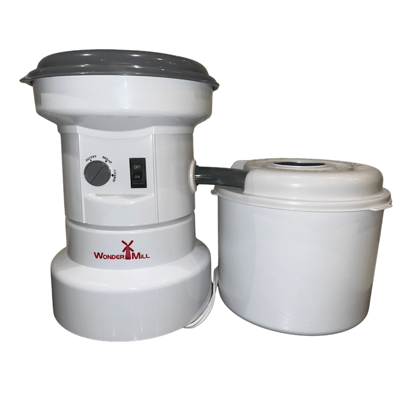WonderMill Electric Grain Mill – High-Speed Flour Grinder for Healthy Baking